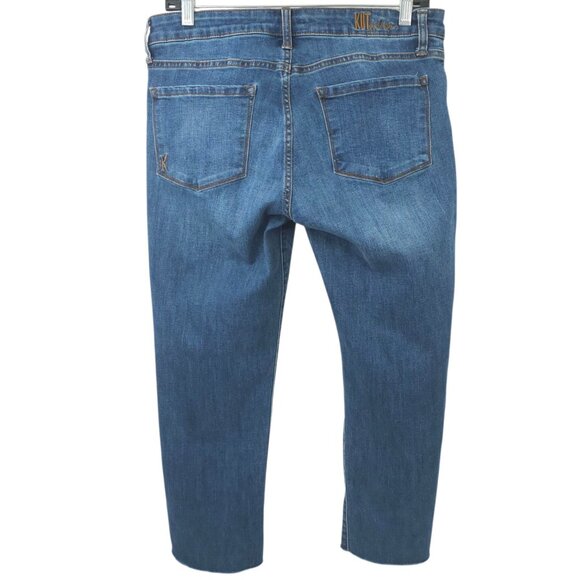 Kut From The Kloth Boyfriend Jeans Womens 6 Straight Mid Rise KP9065MA2 Denim - Picture 2 of 16